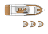 Flybridge and bow layouts